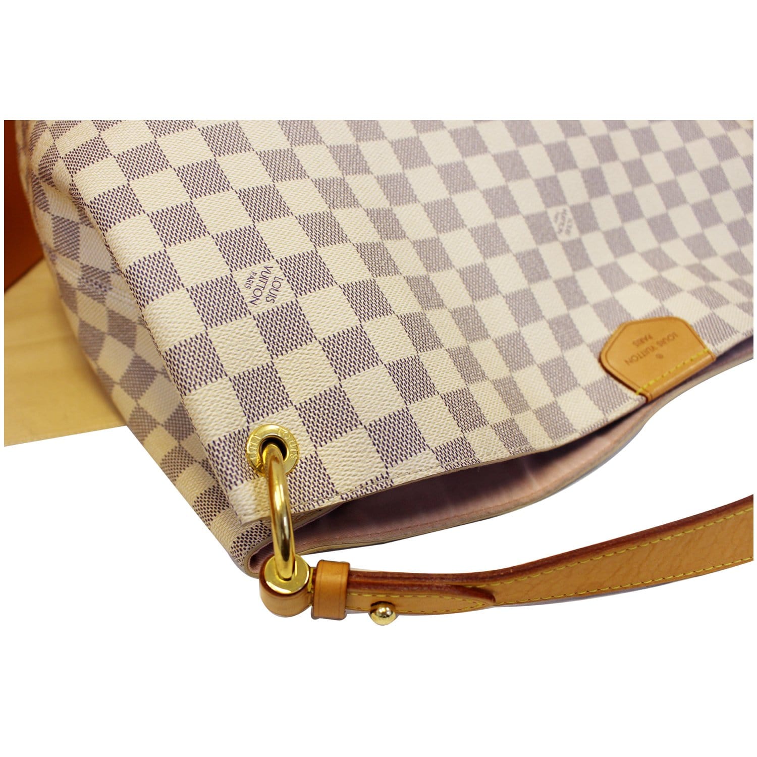 Louis Vuitton Graceful MM - Lv Damier Azur Shoulder Bag