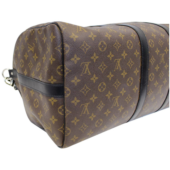 Brown Louis Vuitton Monogram Keepall 55 Travel Bag – Designer Revival