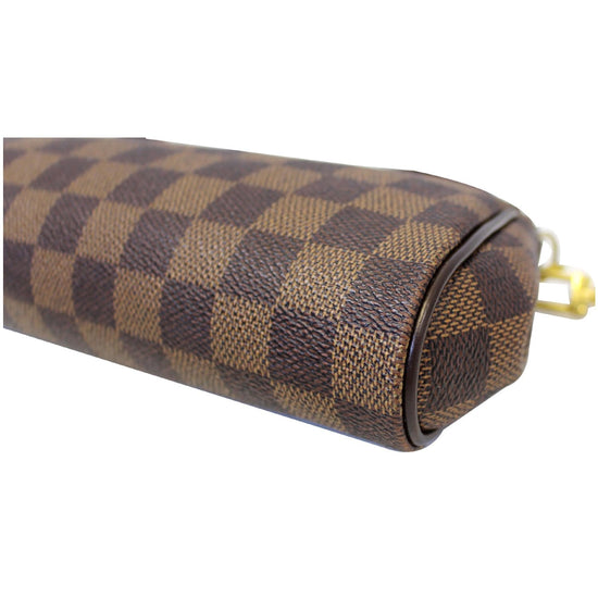 LOUIS VUITTON Damier Ebene Eva Clutch 46675