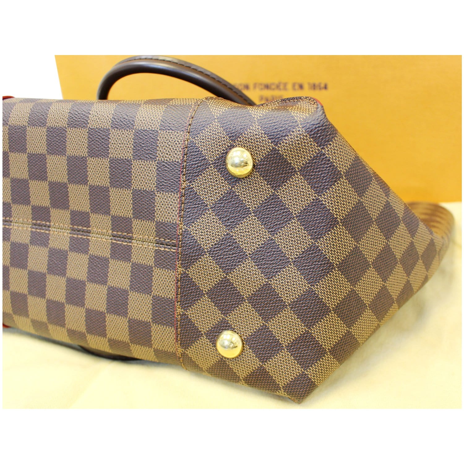 Louis Vuitton Caissa Hobo Womens shoulder bag N41555 damier ebene