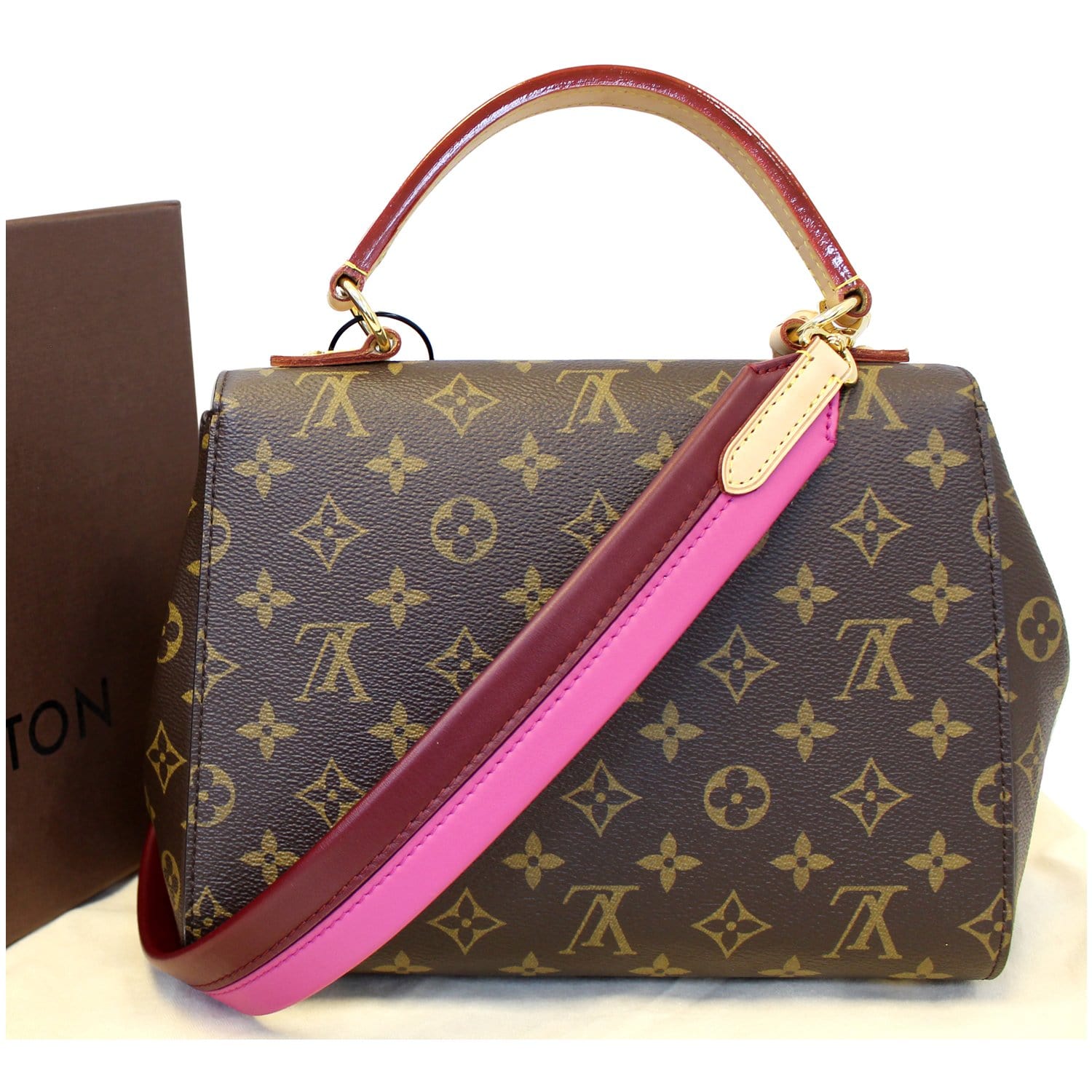 Louis Vuitton Brown, Pattern Print Monogram Cluny Bb PM