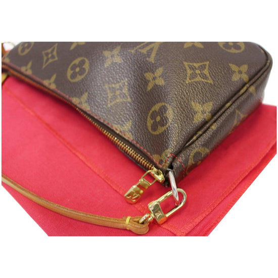 Louis Vuitton Grained Cowhide Cerise Pochette Félicie Insert