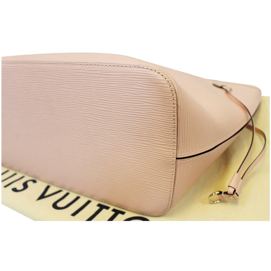 Neverfull leather tote Louis Vuitton Pink in Leather - 38002563