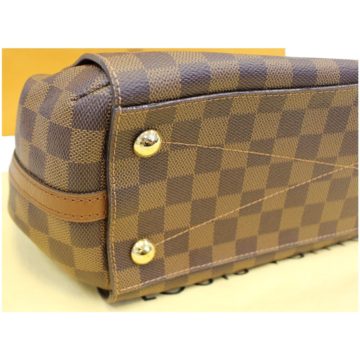 LOUIS VUITTON Greenwich Damier Ebene Shoulder Handbag-US