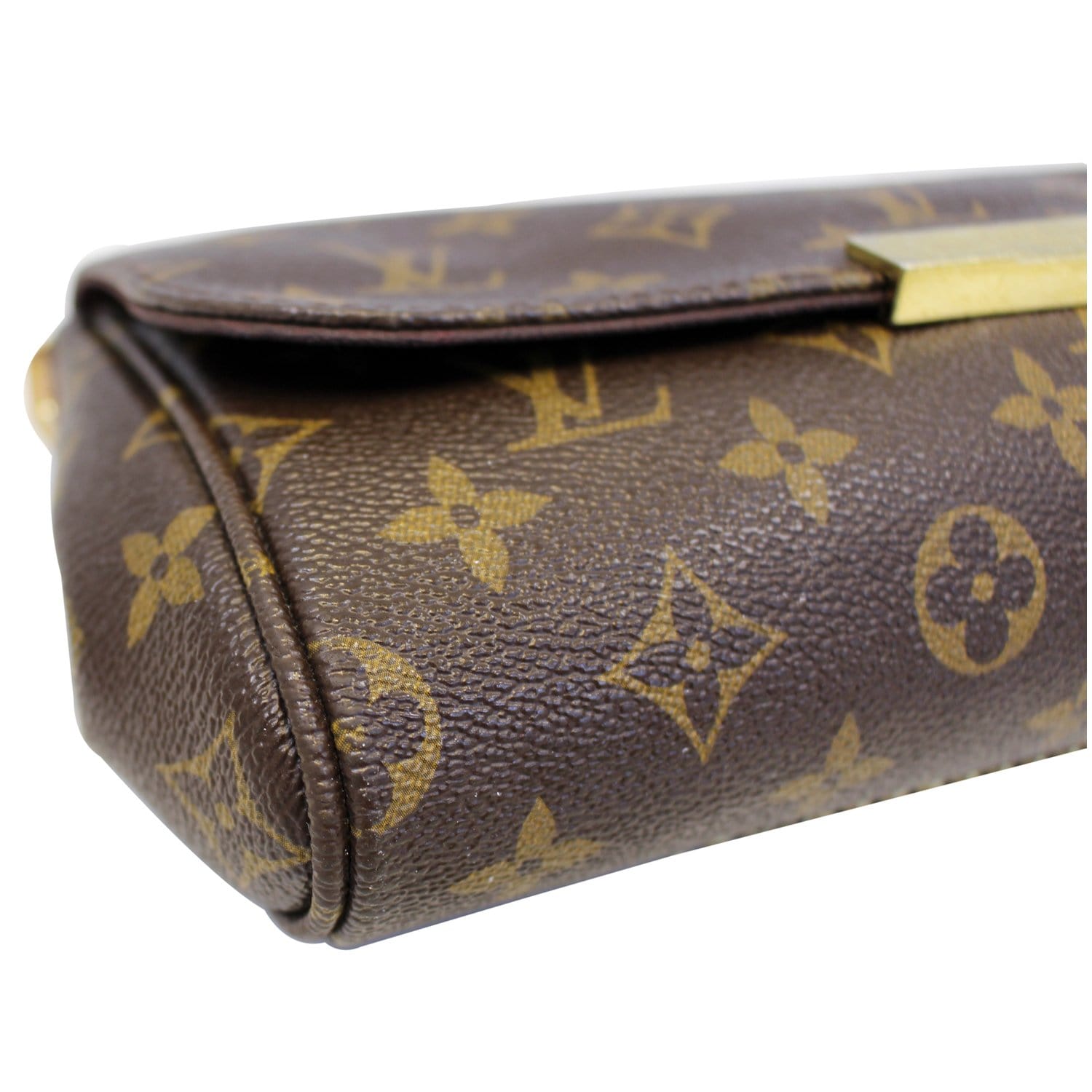 Louis Vuitton Favorite Mm Brown Monogram Canvas Shoulder Bag - MyDesignerly