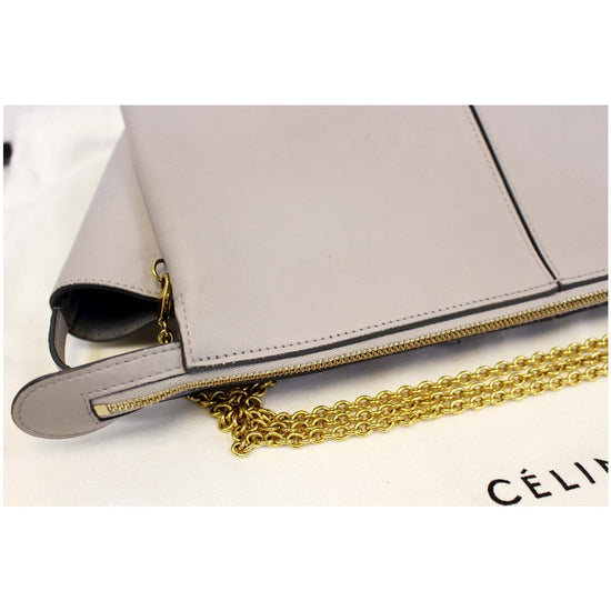 Celine Trifold Clutch On Chain - Black Crossbody Bags, Handbags - CEL108190