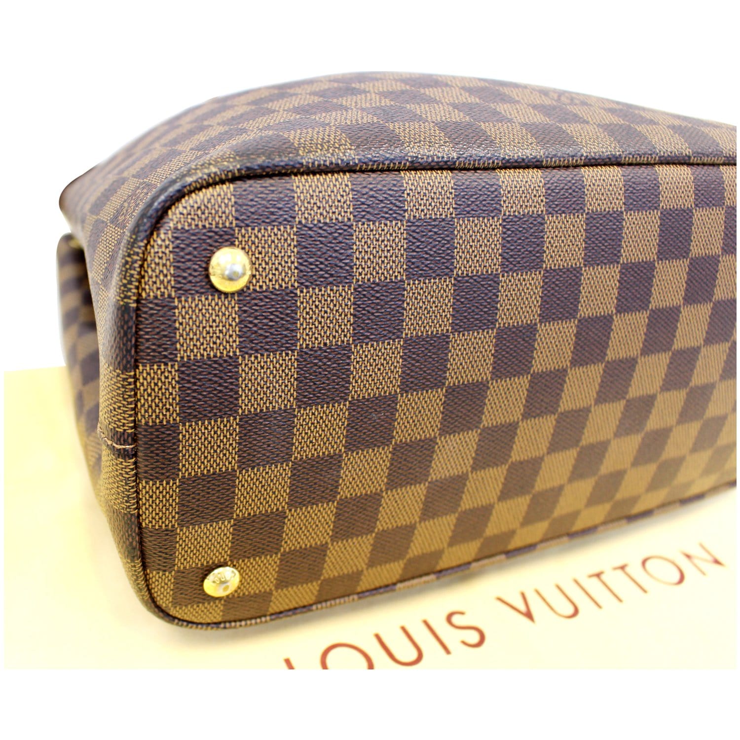 Louis Vuitton Damier Ebene Kensington Handbag (DU2126)