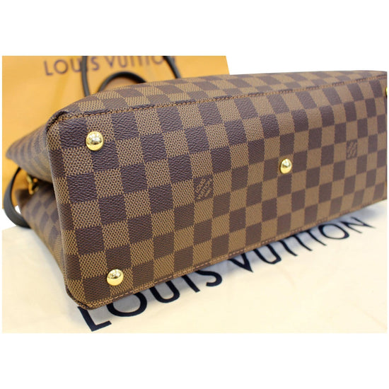 Louis Vuitton Riverside, Damier Ebene and Black, Preowned in Box WA001