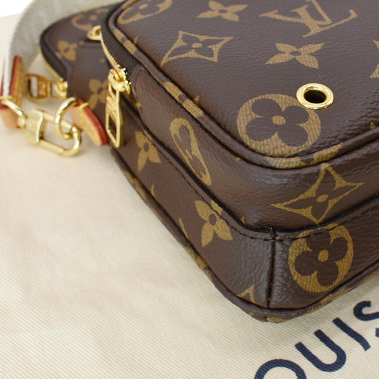 Odéon cloth crossbody bag Louis Vuitton Brown in Cloth - 24318880