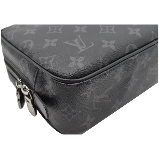 Louis Vuitton Monogram Eclipse Toilet Pouch GM in Black, Women's