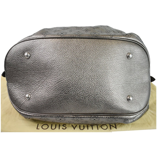Louis Vuitton Sporty Mahina Monogram Leather Jacket Grey Beige. Size 34