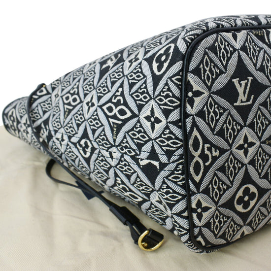 Louis Vuitton Black Jacquard Since 1854 Neverfull Pochette MM/GM - modaselle