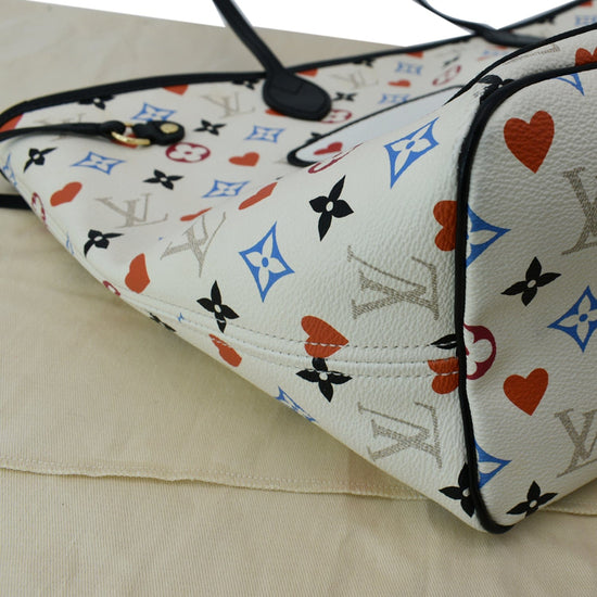 Louis Vuitton LV Neverfull Game On new White Leather ref.236340