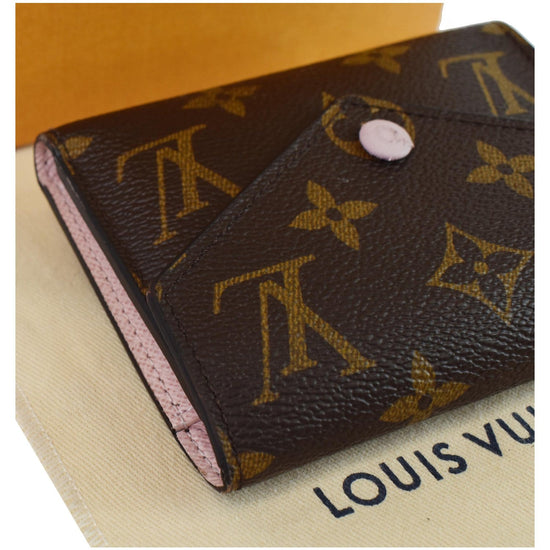 Louis Vuitton Victorine Wallet Monogram Canvas Rose Ballerine – Coco  Approved Studio