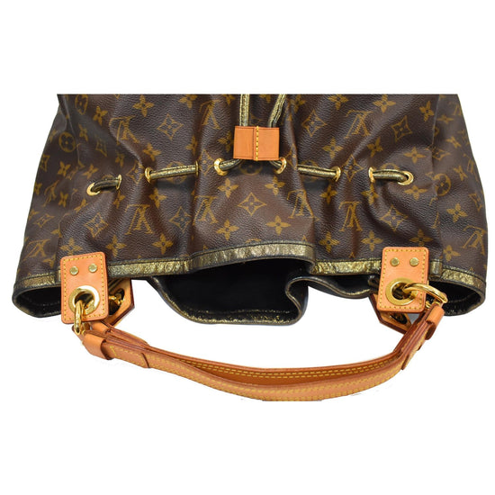 LOUIS VUITTON Irene Monogram Canvas Shoulder Bag Brown