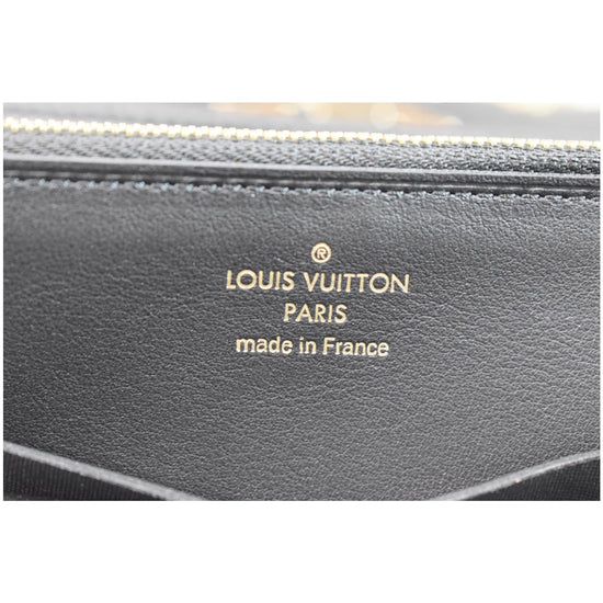 NEW LOUIS VUITTON Black Capucines Pink Flowers Taurillon Leather Wallet  M64105 S