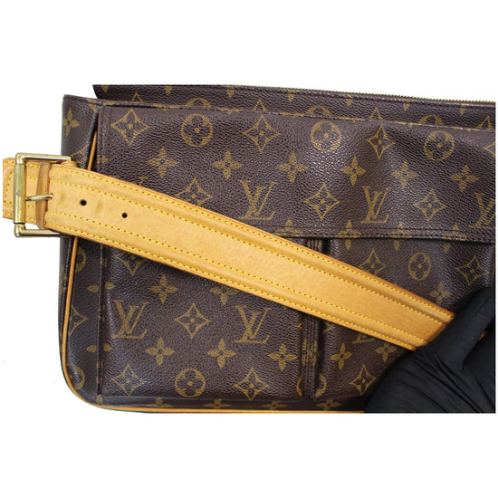 Viva cité cloth crossbody bag Louis Vuitton Brown in Cloth - 31308654