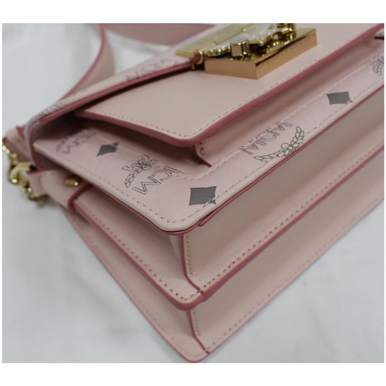 Ummy Brandname - MCM mini Patricia Crossbody in Color Block Visetos Pink/12,000฿