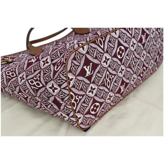 LOUIS VUITTON Neverfull MM Tote Bag Pouch SINCE 1854 Monogram M57273  Bordeaux