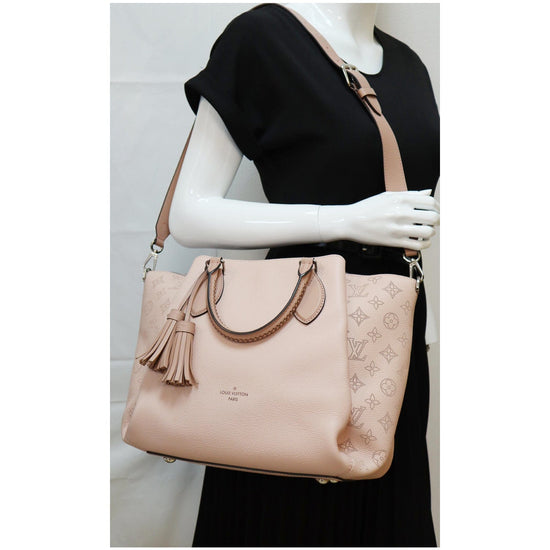 Louis Vuitton Mahina Haumea Top Handle Pink Leather for sale