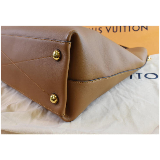 LOUIS VUITTON Bagatelle Parnassea Leather Shoulder Bag Noisette