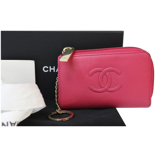 CHANEL Caviar Quilted Wallet On Chain WOC Light Pink 1277548