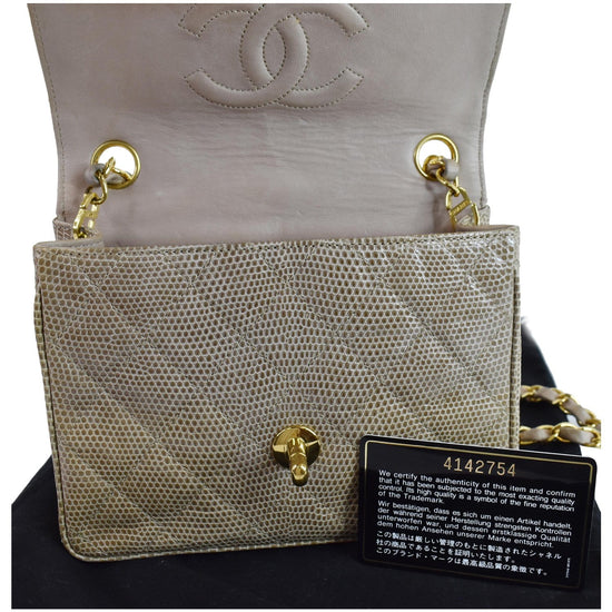 chanel beige classic flap bag