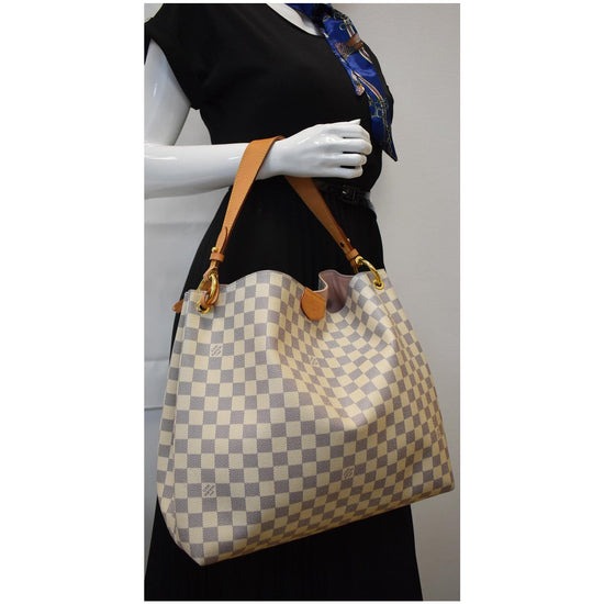 Louis Vuitton Graceful Handbag Damier MM White 2397351