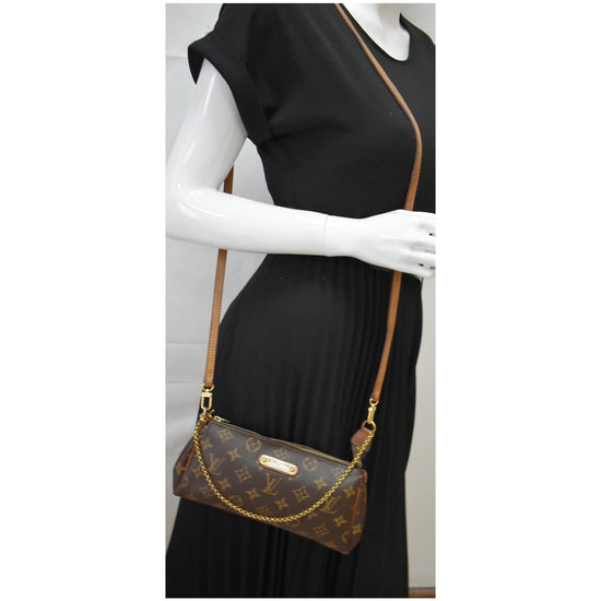 Eva cloth crossbody bag Louis Vuitton Brown in Cloth - 32173818