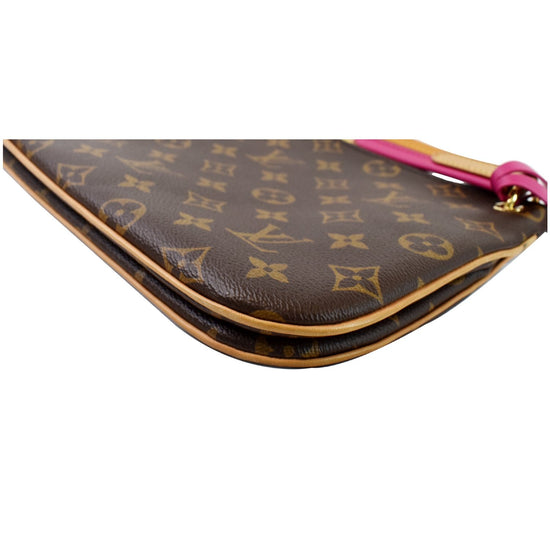 LOUIS VUITTON Lorette Monogram Canvas Shoulder Bag Brown