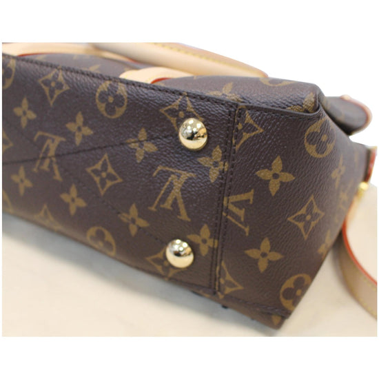 Louis Vuitton Soufflot Tote Monogram Canvas with Leather BB Brown 2212792
