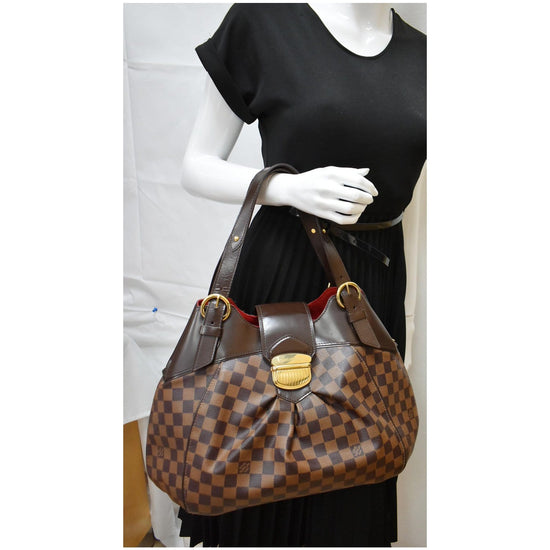 Louis Vuitton Brown Damier Ebene Sistina PM