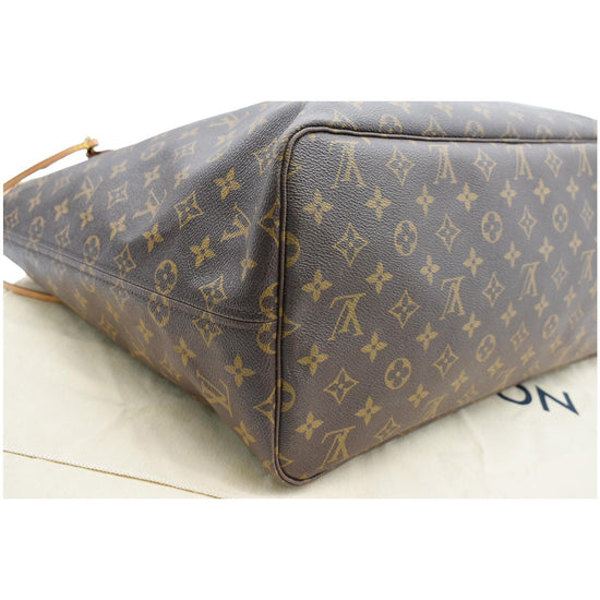 Louis+Vuitton+Neverfull+Tote+GM+Brown%2FBeige%2FGreen+Canvas for