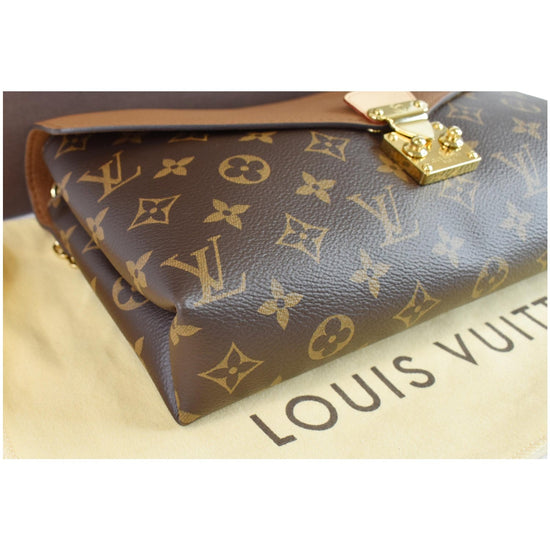Louis Vuitton Monogram Canvas Pallas Chain Shoulder Bag (SHF-19648