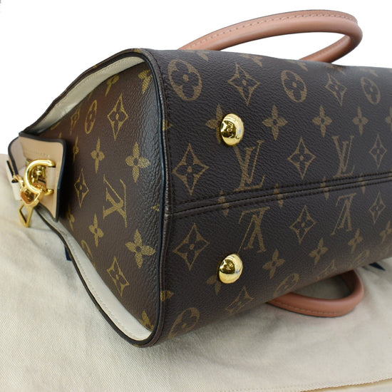 Louis Vuitton Monogram Canvas Tuileries Sesame Peach Satchel