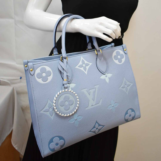 Louis Vuitton Summer Blue By The Pool Empreinte Giant Monogram OnTheGo MM