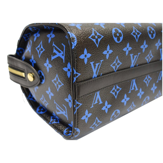 Louis Vuitton Blue Noir Monogram Canvas Speedy  PM Bag