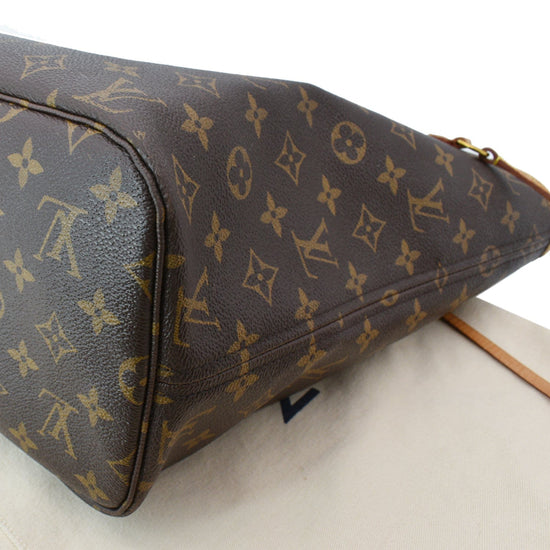 Louis Vuitton Neverfull Hobo Ultra Rare Vintage Monogram 23lv617 Brown  Coated Canvas Shoulder Bag, Louis Vuitton