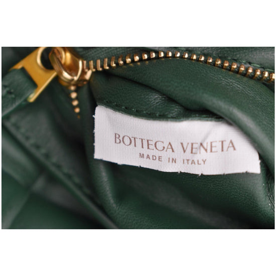 Cassette leather crossbody bag Bottega Veneta Green in Leather - 35318344