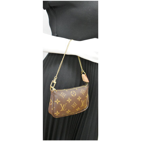 Louis Vuitton Monogram Mini Pochette Accessoires - Brown Mini Bags,  Handbags - LOU688579