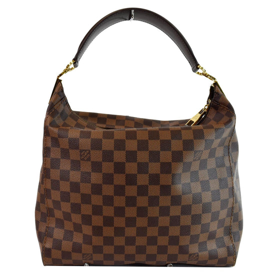 The Portobello PM Shoulder Bag in Damier Ebene Canvas - AirRobe