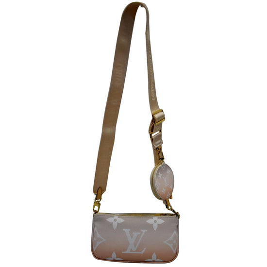 Louis Vuitton Multi Pochette Gradient Pastel Mist in Coated Canvas