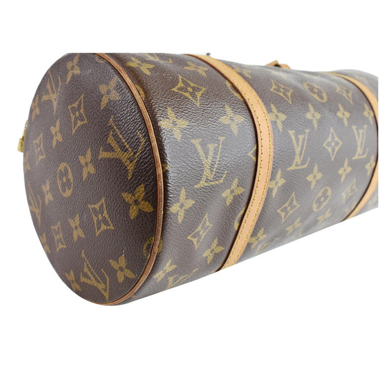 Papillon cloth handbag Louis Vuitton Brown in Cloth - 31634145