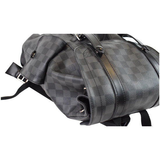 LOUIS VUITTON Damier Graphite Christopher PM Backpack 1263709