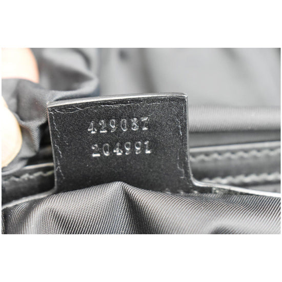 Gucci Techco Black Canvas Backpack - THE PURSE AFFAIR