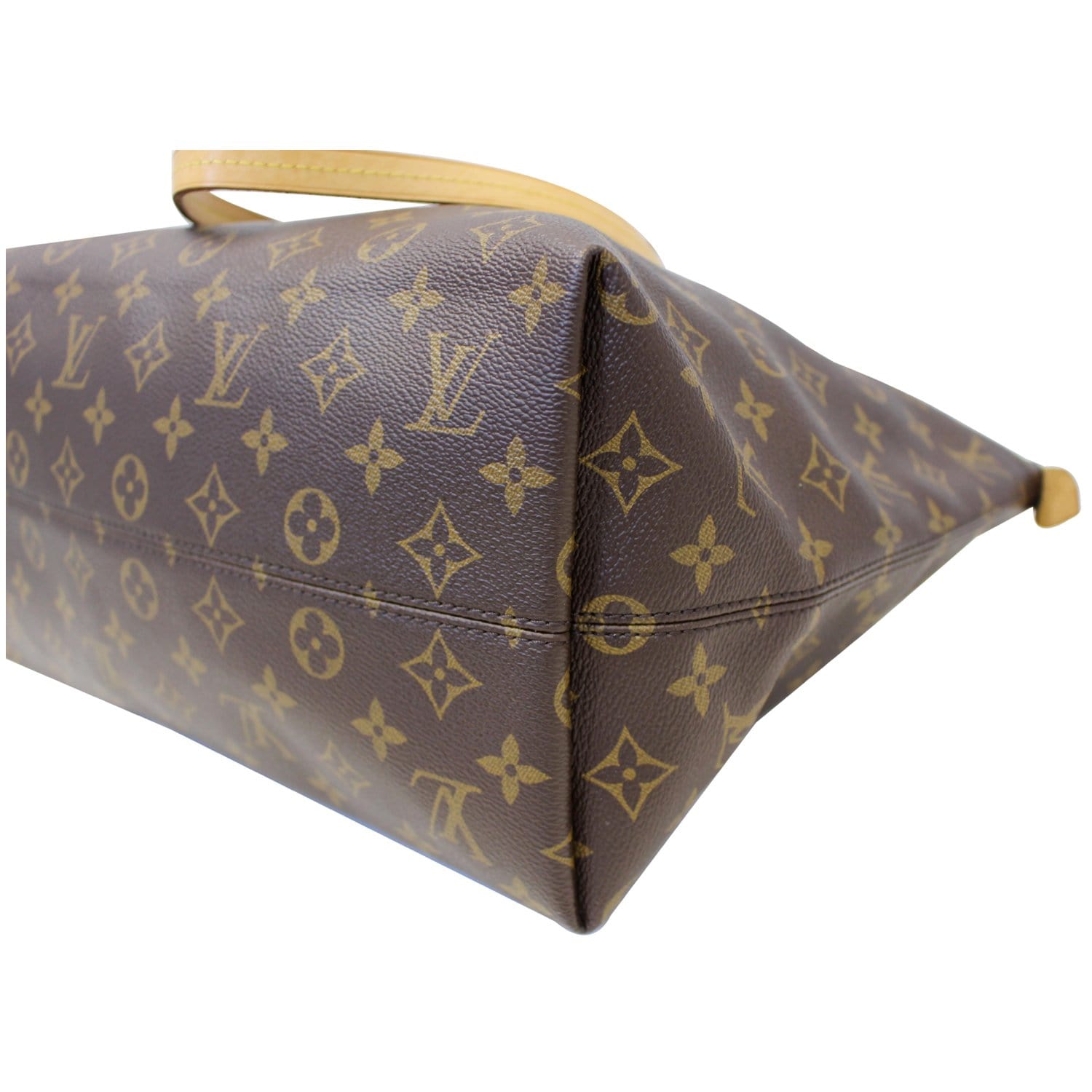 LOUIS VUITTON Iena MM Monogram Canvas Shoulder Bag Brown-US