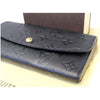 Louis Vuitton Monogram Empreinte Emilie Wallet 2021-22FW, Navy