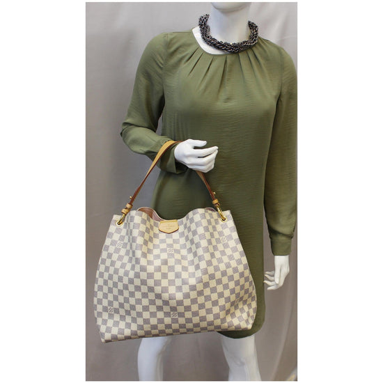 Graceful MM Damier Azur Canvas - Handbags