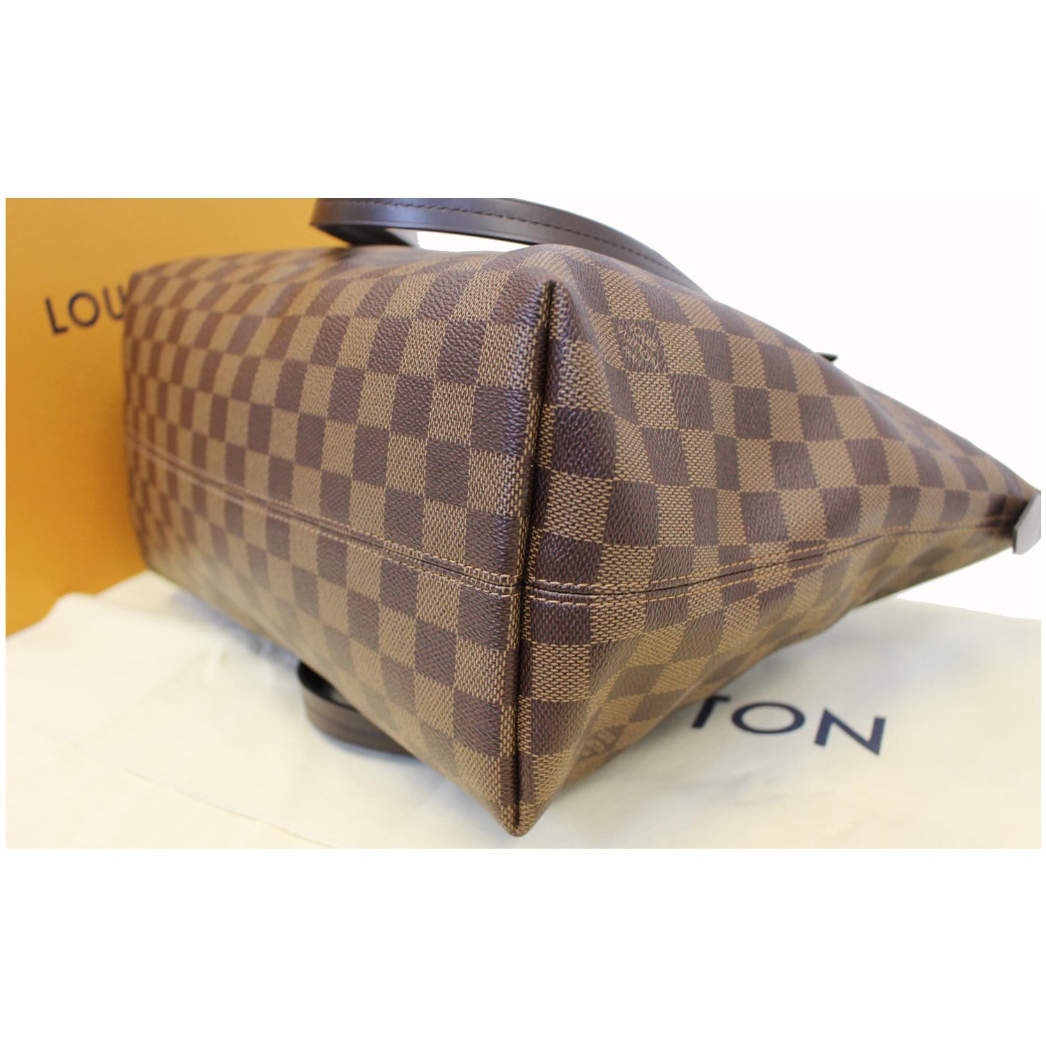 LOUIS VUITTON Iena PM Damier Ebene Shoulder Bag Brown-US