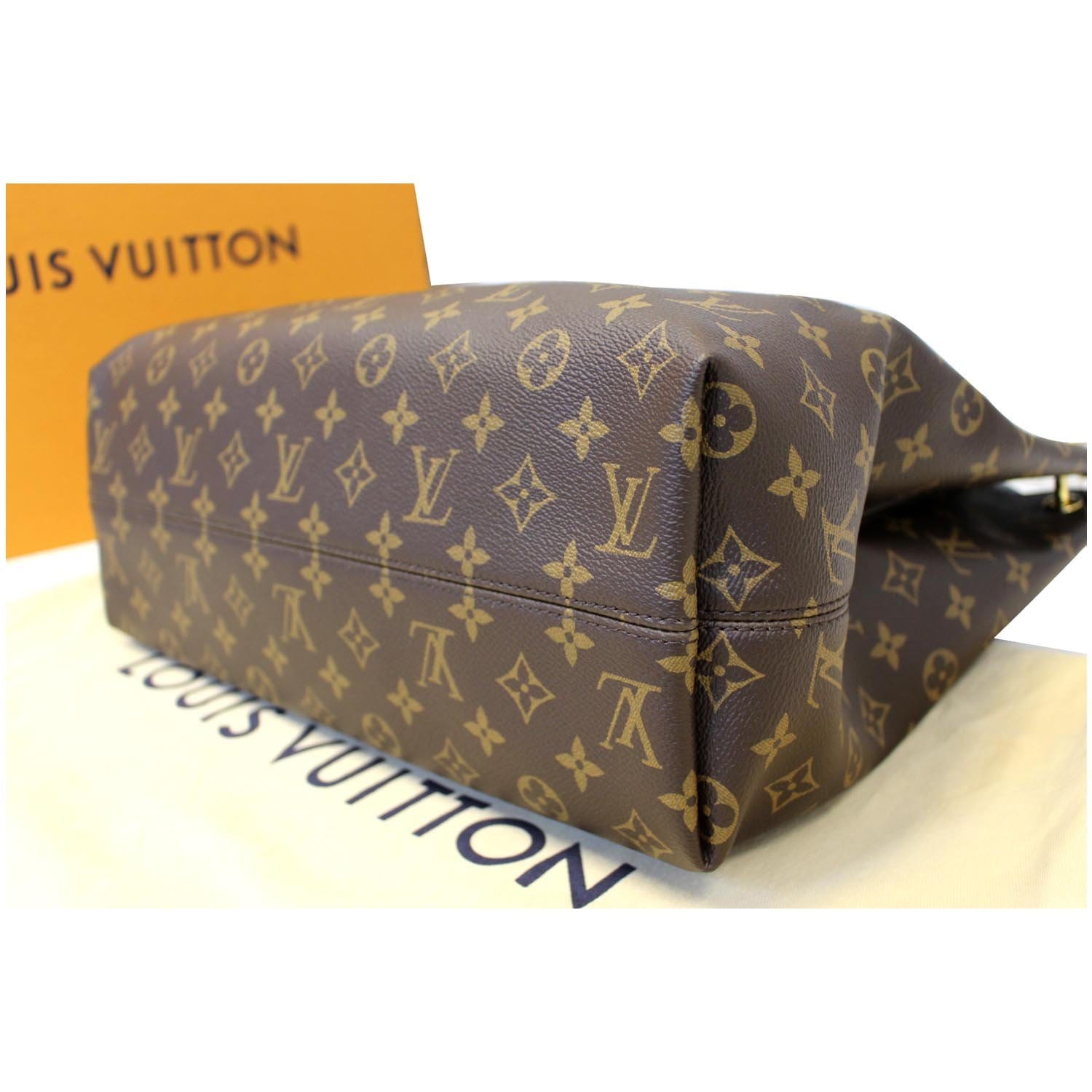 LOUIS VUITTON Graceful MM Monogram Canvas Shoulder Bag-US